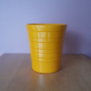 Linia mango orange 5 inch ceramic decorative indoor plant container available in GTA (Toronto, Mississauga, Brampton, etc)
