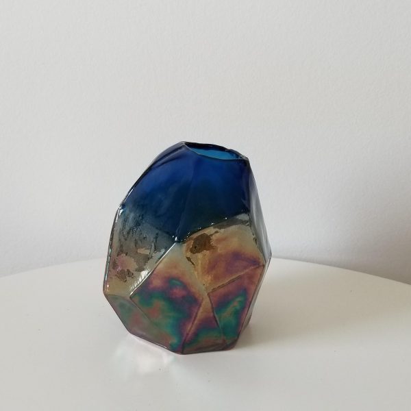 Glass Vase 'Mirabe' for fresh and dry flowers plant shop Toronto Mississauga Etobicoke Brampton Kipling Islington Burlington Hamilton Grimsby GTA Gifts