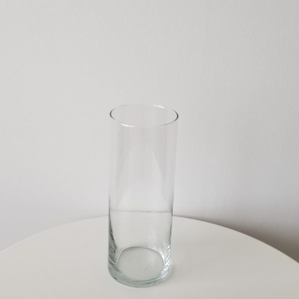 Glass Vase Cylinder 1 for fresh and dry flowers plant shop Toronto Mississauga Etobicoke Brampton Kipling Islington Burlington Hamilton Grimsby GTA Gifts